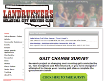 Tablet Screenshot of okcrunning.org